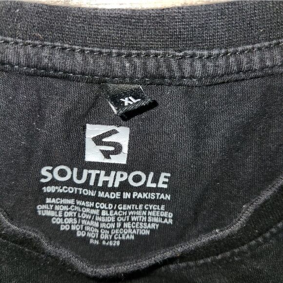 Vintage Y2K‎ South Pole spell out logo T-shirt size XL - Picture 4 of 4